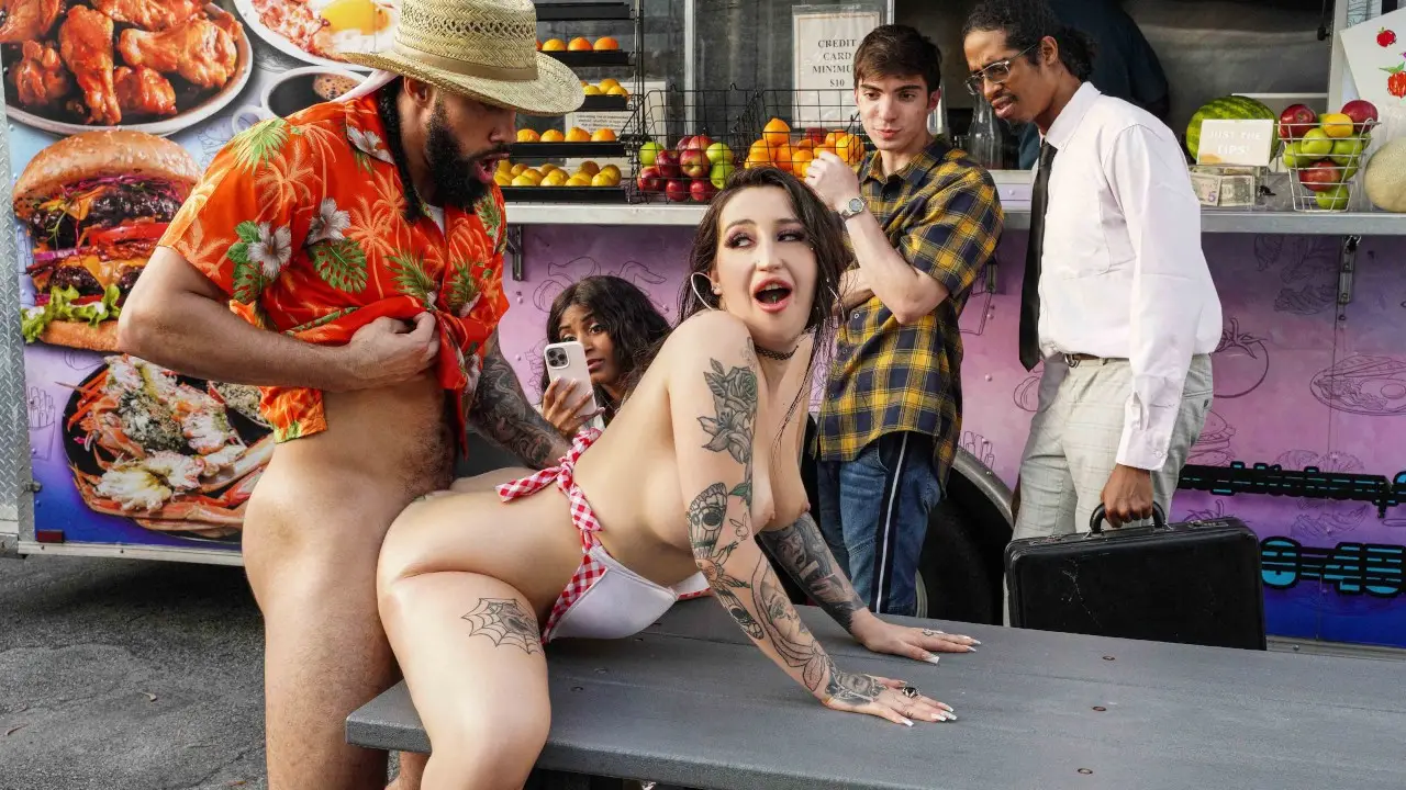 Food Truck Serves Big Oily Ass (Brazzers 2024)
