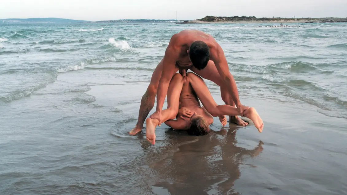 Cayenne Meets up with Her Man along the Tropical Shoreline (Private 2014)
