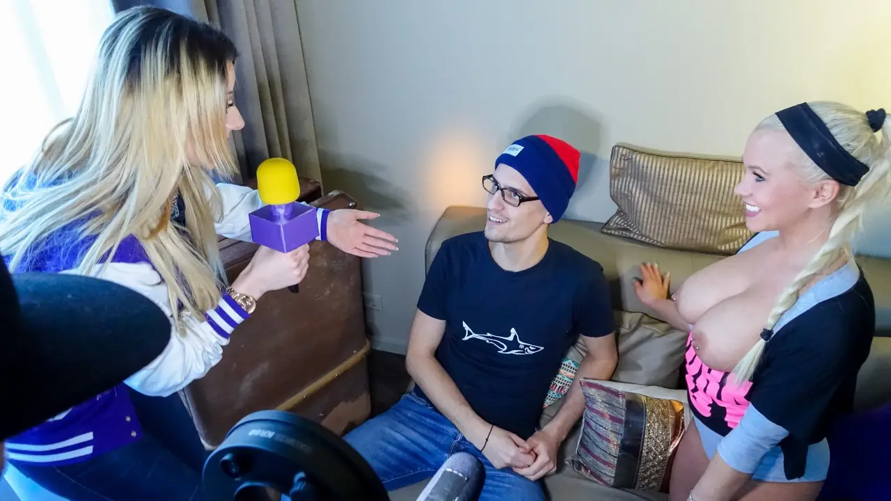 Celina Davis gets cum in hot surprise fuck (LetsDoeIt 2017)