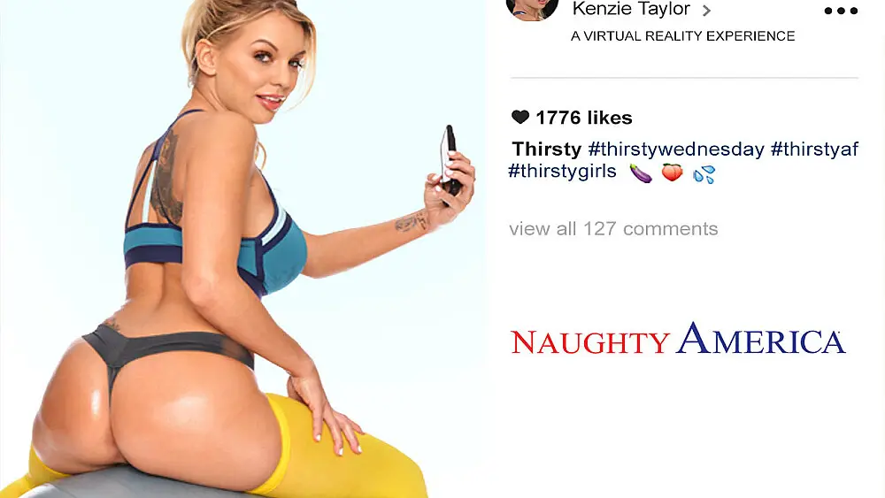 Kenzie Taylor fucking in the gym with her blue eyes vr porn (NaughtyAmerica 2018)