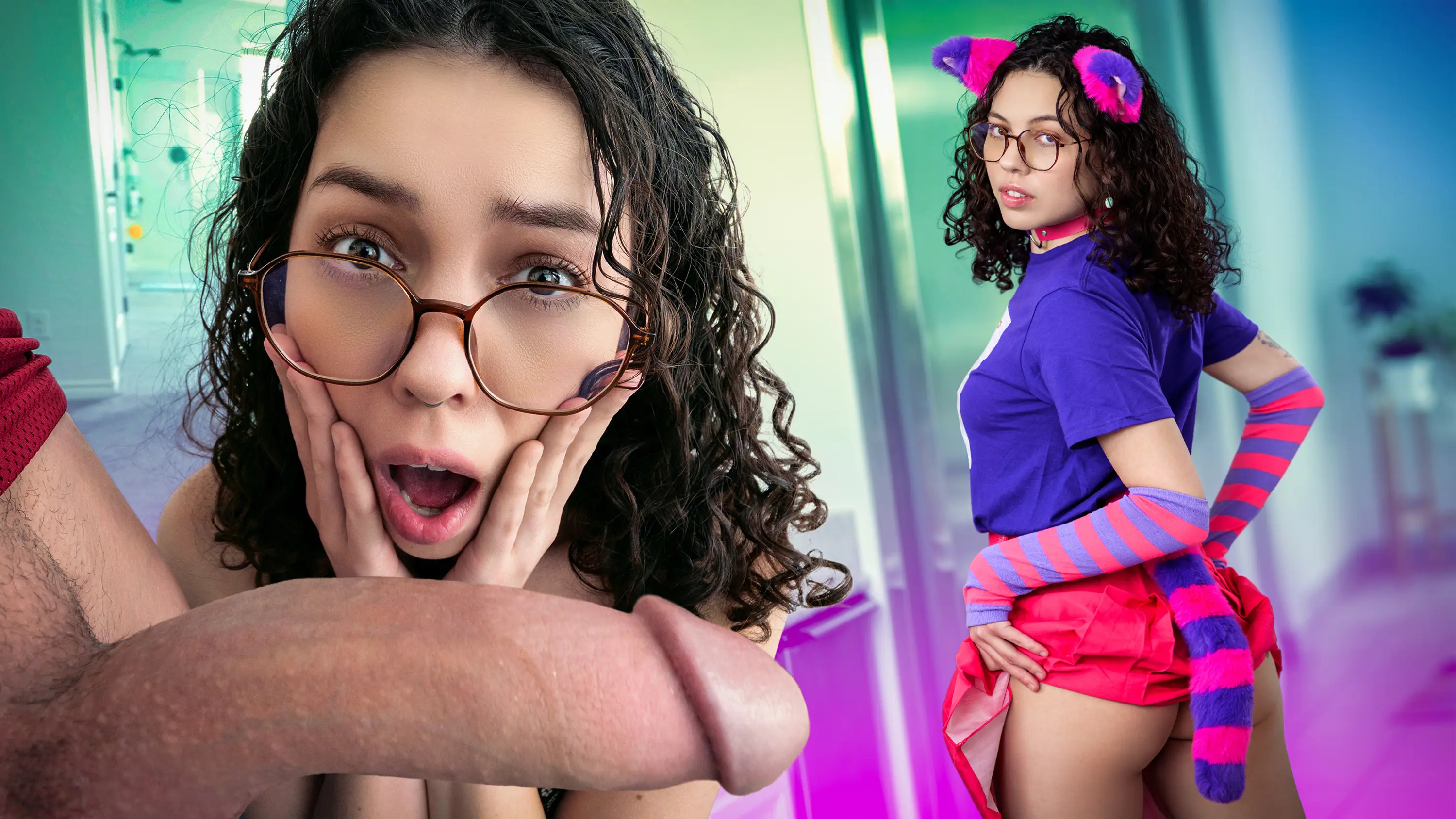 “Try on My Mom’s Lingerie…” Nerd Girl vs Jock’s Cock (TeamSkeet 2025)